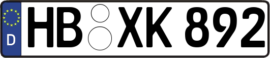 HB-XK892
