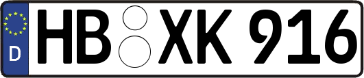 HB-XK916