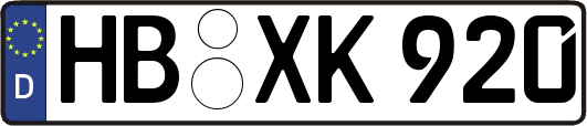 HB-XK920