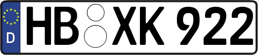 HB-XK922