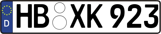 HB-XK923