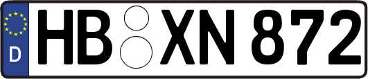 HB-XN872