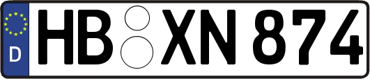 HB-XN874