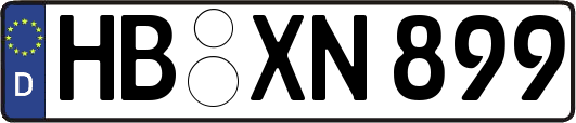 HB-XN899