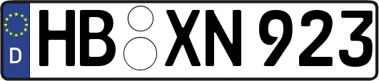 HB-XN923