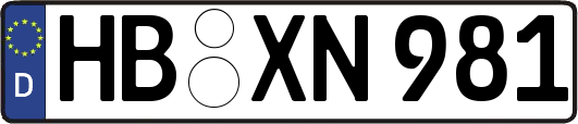 HB-XN981