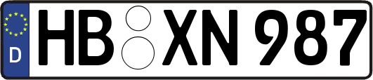 HB-XN987