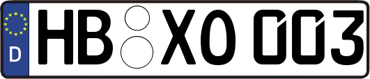 HB-XO003