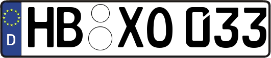HB-XO033