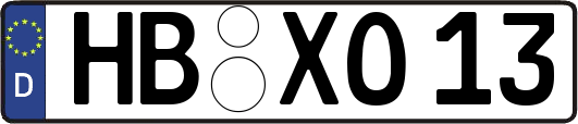 HB-XO13