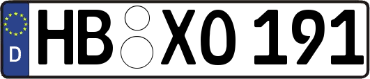 HB-XO191