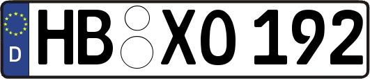 HB-XO192