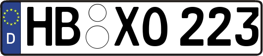 HB-XO223