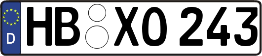 HB-XO243