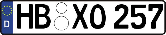 HB-XO257