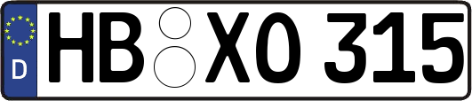 HB-XO315