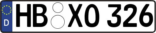 HB-XO326