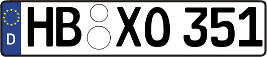 HB-XO351