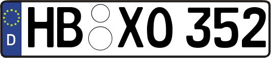 HB-XO352