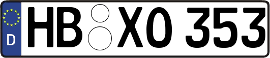 HB-XO353