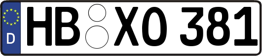 HB-XO381
