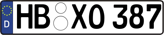 HB-XO387