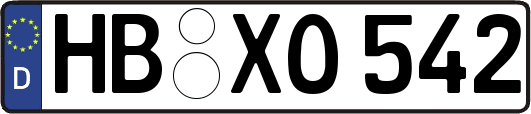 HB-XO542