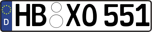 HB-XO551