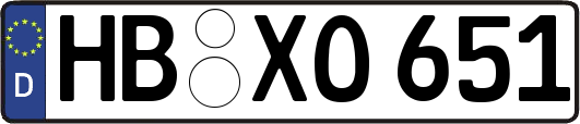 HB-XO651