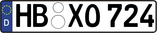 HB-XO724
