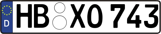 HB-XO743
