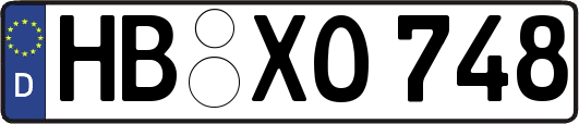 HB-XO748
