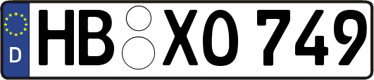 HB-XO749