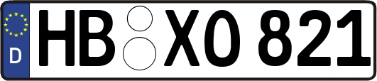 HB-XO821