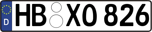 HB-XO826