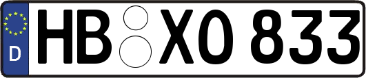 HB-XO833