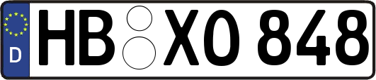 HB-XO848