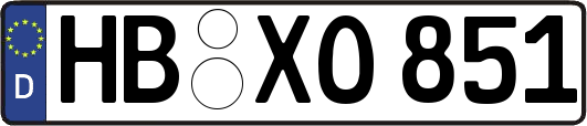 HB-XO851