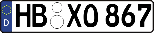HB-XO867