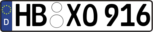 HB-XO916