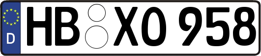 HB-XO958