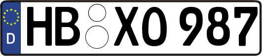 HB-XO987