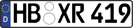 HB-XR419