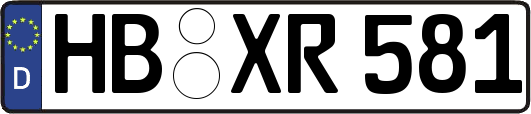 HB-XR581