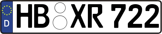 HB-XR722