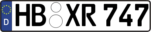 HB-XR747