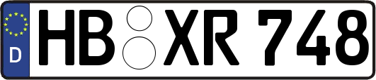 HB-XR748