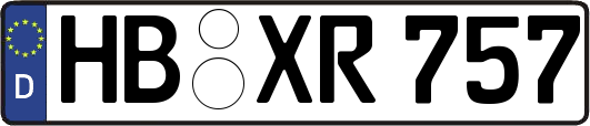 HB-XR757