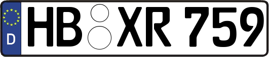 HB-XR759