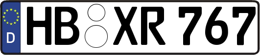 HB-XR767